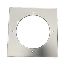 Abajur de rezervă din sticlă pentru plafonieră 20x20 cm crem