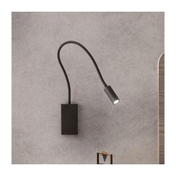 Veioză LED flexibilă Redo 01-2755 WALLIE LED/3W/230V USB CRI 90 negru