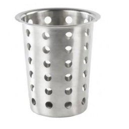 SUPORT USTENSILE INOX,D:11.5CM,H:14 CM