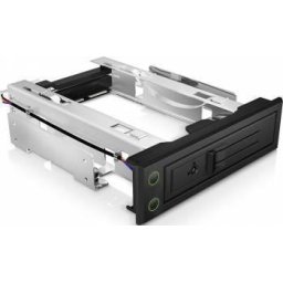 Icy Box Trayless Mobile Rack for 3.5'' SATA/SAS HDD, Black