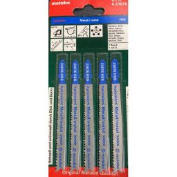T 123 X Set lame metal pentru fierastrau pendular , 5 buc , Metabo , cod 623676