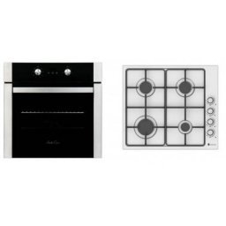 Cuptor Pachet Cuptor Incorporabil Electric, Studio Casa Venezia Clasic, Ln605Blk, 56L, Clasa A, Termostat, 8 Functii+ Plita Gaz Incorporabila Studio Casa Vera