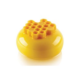 Forma Silicon Decor Top Insertie, Fagure O 4.5 x H 0.8 cm, 15 cavitati (MIEL 8)