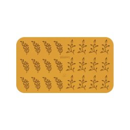 Forma Silicon Silikomart NaturaE Eden - Lauri 7.3 x 4.75 x H 0.15 cm, 4 ml, 12+12 cavitati