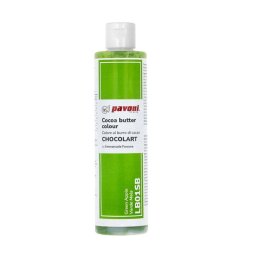 Colorant Alimentar Verde Mar cu Unt de Cacao, Chocolart, Pavoni, 200 g