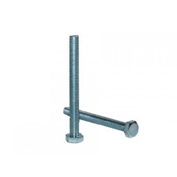 Suruburi filet metric cu cap hexagonal DIN 933, clasa de rezistenta 4.8 (Lungime: 120 mm, Diametru: M 8)