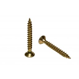 Suruburi cu varf crestat pentru PAL/Lemn, zincate galben (Lungime: 16 mm, Diametru: Ø 3.5 mm)