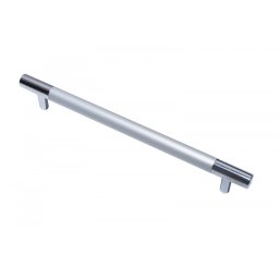 Manere pentru mobilier model CR-SAT (Distanta dintre gauri: 256 mm, Finisaj: Aluminiu/crom lucios)
