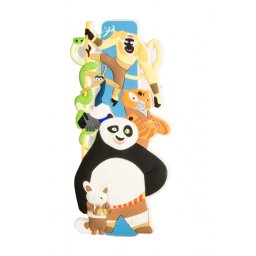 Maner mobilier copii model TR Eroi Kung Fu, 96 mm, finisaj multicolor