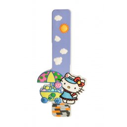 Maner mobilier copii model TR Pisicuta alb/albastru, 96 mm, finisaj multicolor