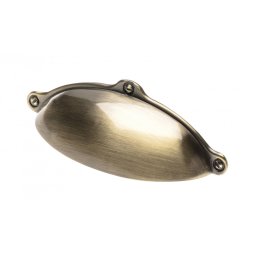 Manere scoica pentru mobilier model MARSALA (Distanta dintre gauri: 64 mm, Finisaj: Titan periat)