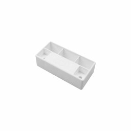 Picioare dreptunghiulare 25x40x85 mm (Finisaj: Aluminiu, Inaltime: 25 mm)