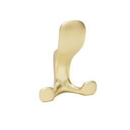 Cuier model LUGO, 3 carlige, finisaj Crom lucios Negru mat Auriu mat Aluminiu (Finisaj: Crom lucios)