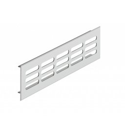 Grila IFL aerisire calorifer, finisaj aluminiu (Latime: 70 mm, Lungime totala: 600 mm)