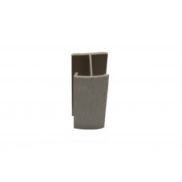 Prelungire plinta PVC (Culoare: Aluminiu, Inaltime plinta: 100 mm)