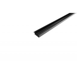 Profil ingropat tip G cu bradut (Culoare: Negru, Lungime: 2.5 m)