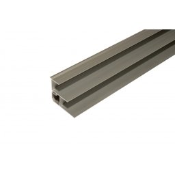 Sine duble inferioare pentru sistem ESTERNO 80 (Culoare: Aluminiu, Lungime: 2.5 m)