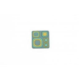 Buton mobilier copii model TR Kare turcoaz