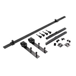 Set sistem de glisare cu amortizare BARN pentru 1 usa si ghidaj cu L=2000 mm, max. 100 kg
