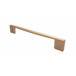 Manere pentru mobilier model B0014/W1203, finisaj cupru periat (Distanta dintre gauri: 256 mm)