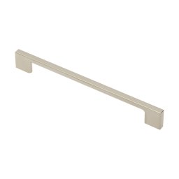 Manere pentru mobilier model B0014/W1203, finisaj nichel satinat (Distanta dintre gauri: 256 mm)