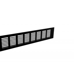 Grila IFL aerisire calorifer, finisaj negru (Latime: 70 mm, Lungime: 1000 mm)