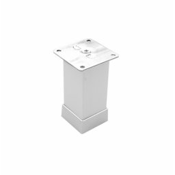 Picioare model KARE, finisaj aluminiu (Inaltime: 50 mm)