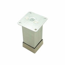 Picioare model KARE, finisaj inox (Inaltime: 120 mm)