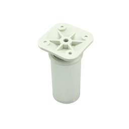 Picior model GARNI, 100 mm, finisaj aluminiu