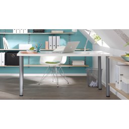 Picioare pentru mese model SOLUSA, FI 60mm, H 1100 mm (Finisaj: Aluminiu)