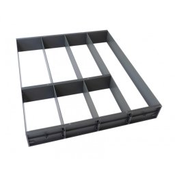 Set organizare sertare de 450 mm (Culoare: Alb)