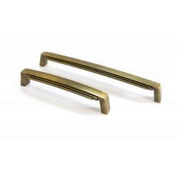 Manere pentru mobilier model Alaz, finisaj grafiat (Distanta dintre gauri: 128 mm)