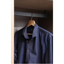 Bara rectangulara Premium pentru haine, gri antracit (Lungime: 1000 mm)