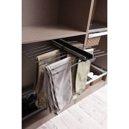 Suport extensibil suspendat pentru pantaloni, 485x680 mm