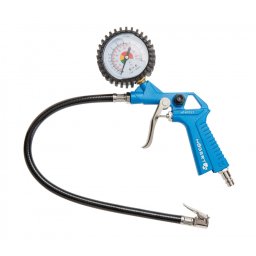 Pistol pneumatic cu manometru pentru umflat roti, 1/4, HT4R757