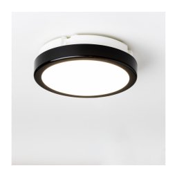 Plafonieră LED pentru baie BRILAGI PERA LED/12W/230V d. 18 cm IP65 negru