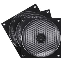 Set 3 filtre de praf Silverstone FF121 - 120mm, culoare neagra, SST-FF121B-3PK