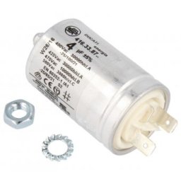 Condensator pornire motor , masina de spalat vase Bauknecht Original 4 uf