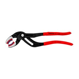 Cleste profesional KNIPEX pentru sifoane, racorduri sanitare si fitinguri din plastic, falci de protectie interschimbabile, 250 mm, fabricat in Germania 81 11 250