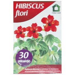 Ceai din Flori de Hibiscus 30dz Ceaiul Casei