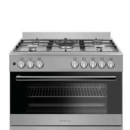 Aragaz Aragaz mixt 5 arzatoare gaz, Cuptor electric, 90x60cm, Studio Casa, FE90/60 Multifunctional, Grill electric, Rotisor, 2 ventilatoare, Aprindere electrica, Inox