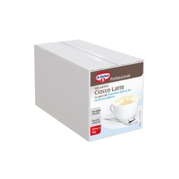 Dr Oetker Ciocco Latte ciocolata alba si alune cutie 25 plicuri