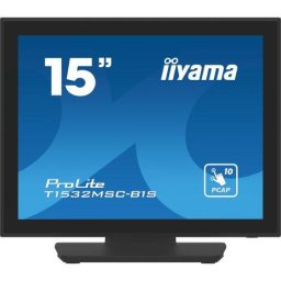 Monitor LED T1532MSC-B1S 4:3 M-Touch HDMI+DP TN , Negru