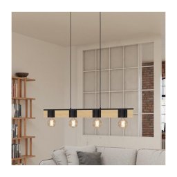Lustră pe cablu Eglo 43902 BAILRIGG 4xE27/40W/230V