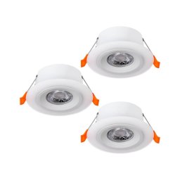 Eglo CALONGE – set de 3 spoturi LED încastrate, 3xLED/4,8W/230V, alb