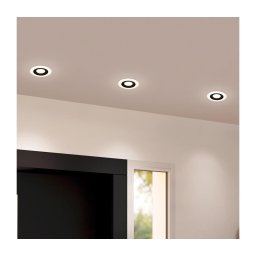 Eglo 900915 - Set 3x spot LED încastrat CALONGE 3xLED/4,8W/230V negru