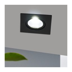 Corp de iluminat LED încastrat dimabil Eglo 33994 SALICETO LED/6W/230V negru