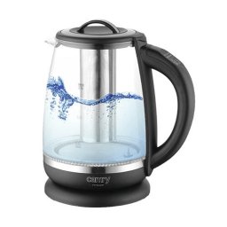 Fierbator Camry CR 1290 Kettle, Electric, Power 2200 W, Capacity 2 L, Glass, Black handle