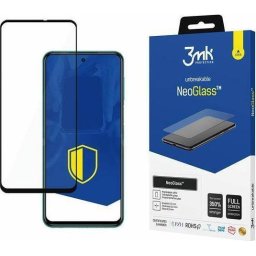 Folie de protecție Redmi Note 9 Pro 5G 3mk NeoGlass, Ramă neagră Xiaomi STICLĂ