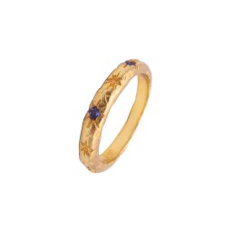 Haze&Glory Inele 'Starlover' indigo / auriu